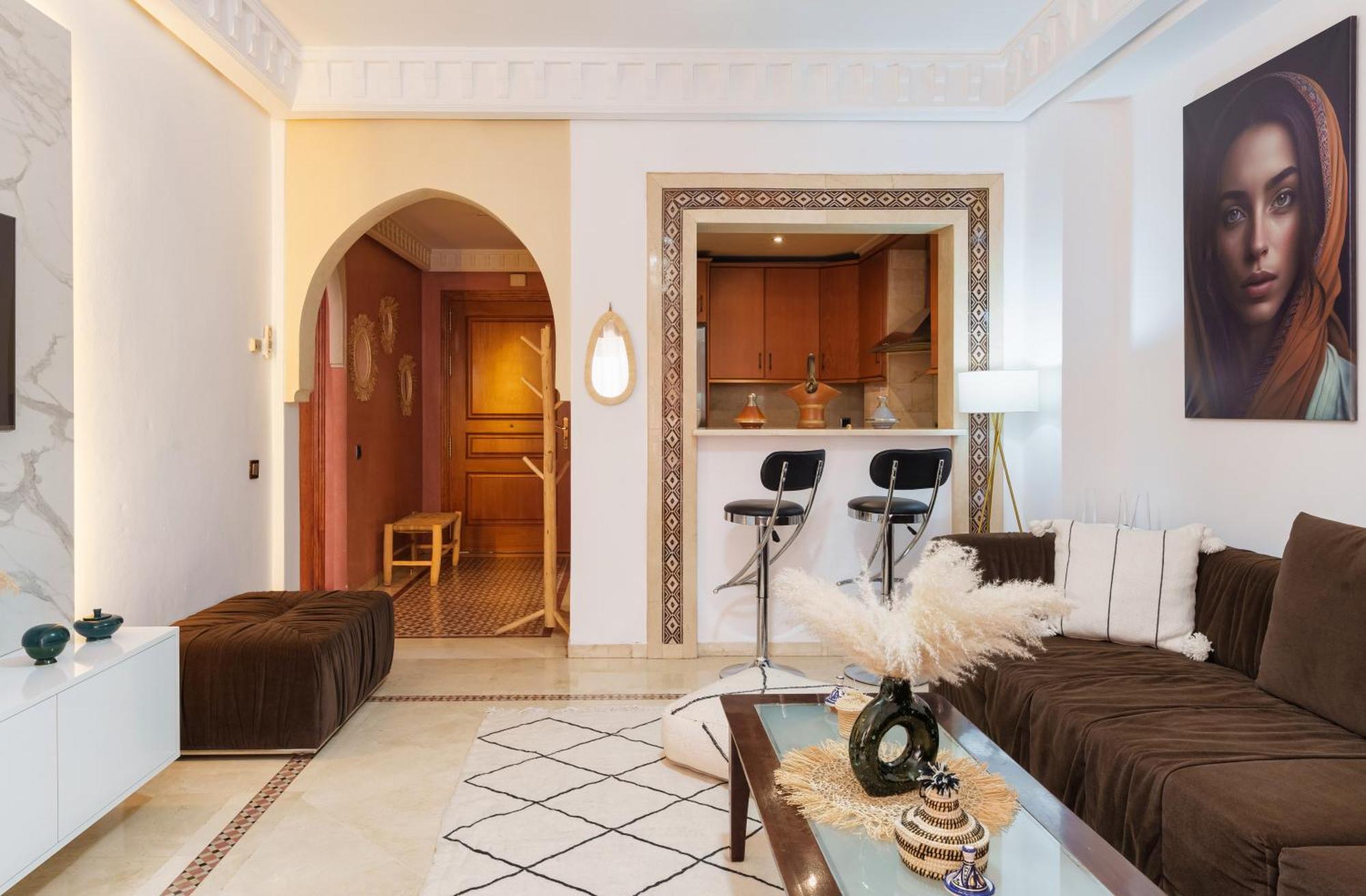 Appartement Chic Gueliz Plaza Avec Vue Марракеш Экстерьер фото