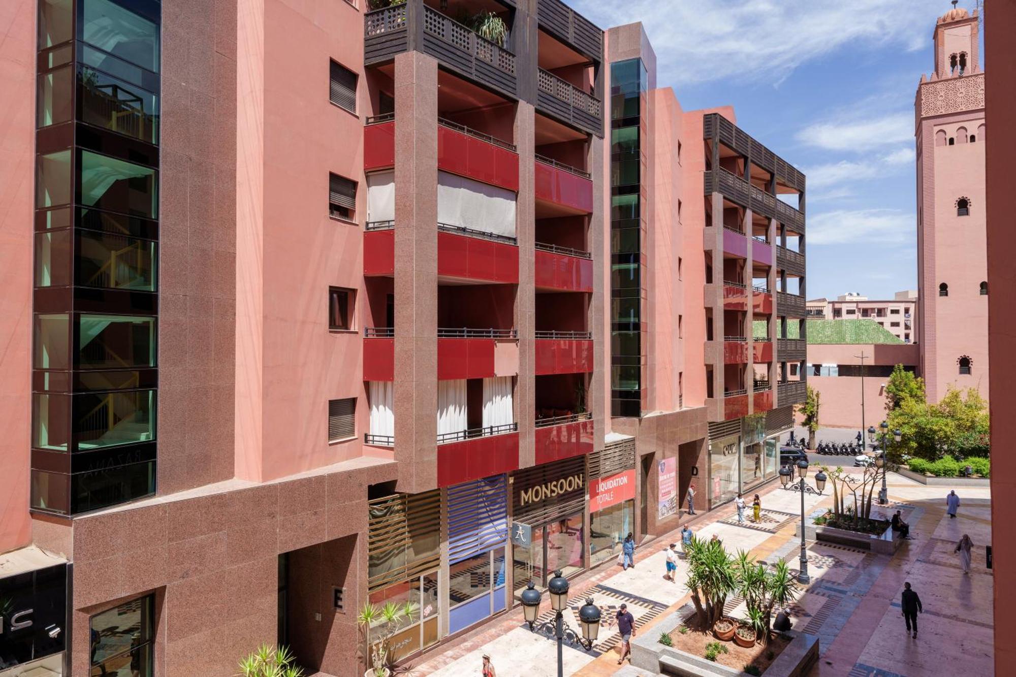 Appartement Chic Gueliz Plaza Avec Vue Марракеш Экстерьер фото